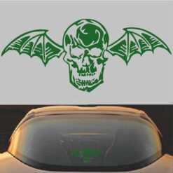 Avenged Sevenfold A7X Death Bat Decal Sticker Green