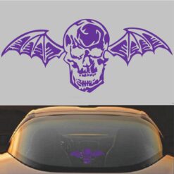 Avenged Sevenfold A7X Death Bat Decal Sticker Purple