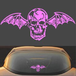 Avenged Sevenfold A7X Death Bat Decal Sticker Soft Pink