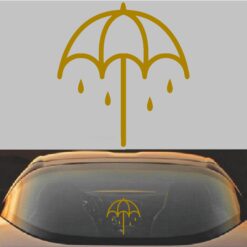 Bring me the horizon Decal Sticker Gold