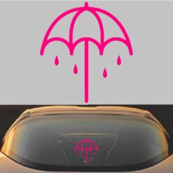 Bring me the horizon Decal Sticker Hot Pink