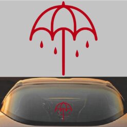 Bring me the horizon Decal Sticker Red