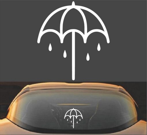 Bring me the horizon Decal Sticker White