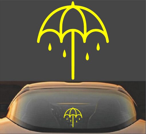 Bring me the horizon Decal Sticker Yellow