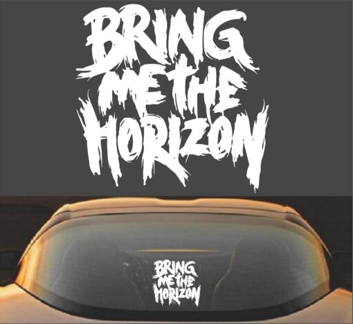 Bring Me The Horizon BMTH Decal WHITE