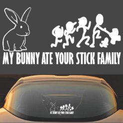 Bunny decal sticker