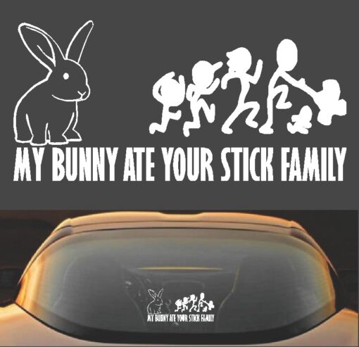 Bunny decal sticker