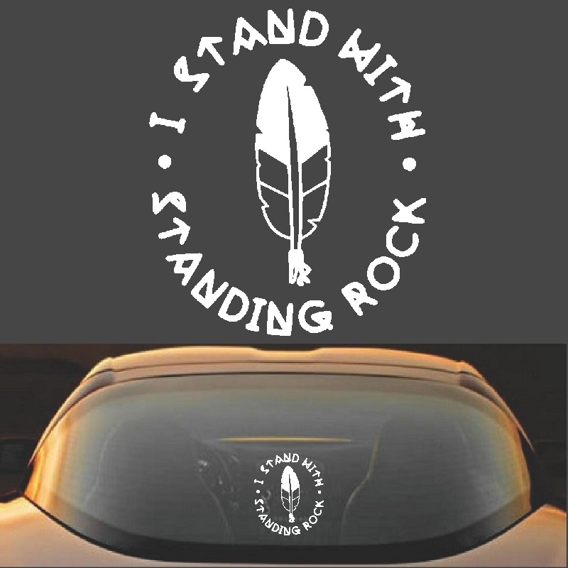 I Stand With Standing Rock Decal Sticker