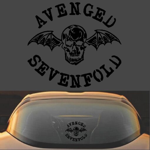 Avenged Sevenfold A7X Death Bat Metal Band Vinyl Decal Sticker - Image 2