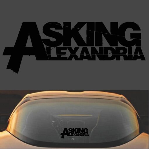 Asking Alexandria Metalcore Band Logo Vinyl Decal Sticker - Image 2