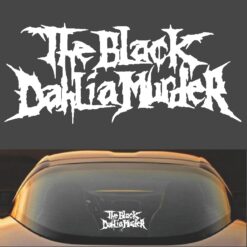 Black Dahlia Band Decal Sticker