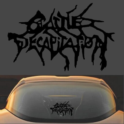 Cattle Decapitation Deathgrind Band Logo Vinyl Decal Sticker - Image 2