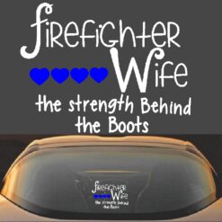 Firefighter Wife Decal Sticker