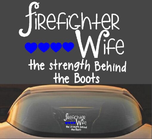 Firefighter Wife Decal Sticker