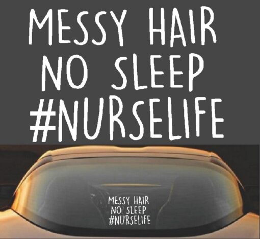 Funny Nurse Decal Sticker