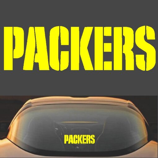 Green Bay Packers NFL Vinyl Decal Sticker - Image 2