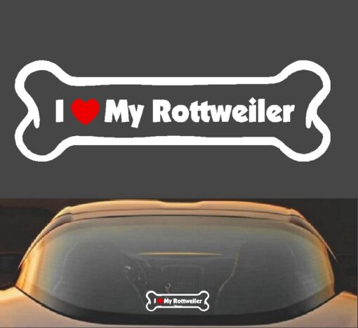 Rottweiler decal sticker