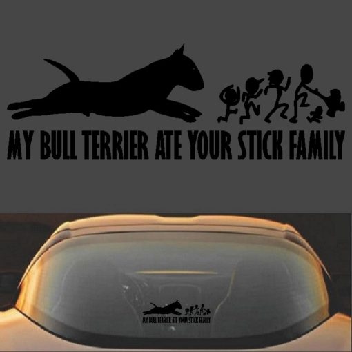 Bull Terrier Vinyl Decal Sticker