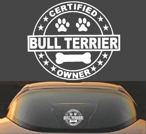 Bull Terrier Decal Sticker