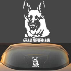 German Shepherd Mom Decal