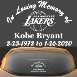 Kobe Bryant Lakers Decal Sticker