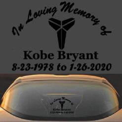 Kobe Bryant Decal Sticker