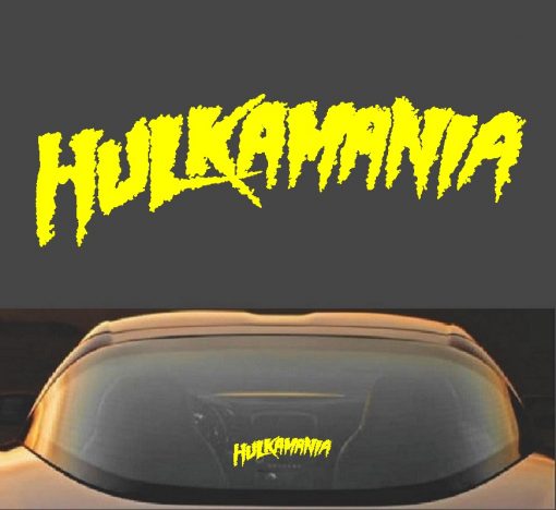 Hulk Hogan Hulkamania Decal Sticker