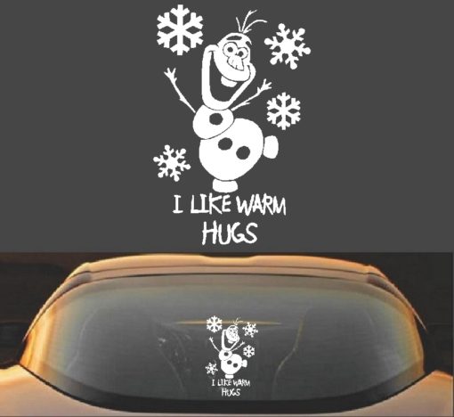 Olaf decal sticker