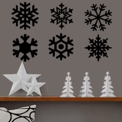 Snowflake Decal Sticker Pack