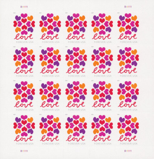 Forever Stamp - Love Series: Heart Blossoms