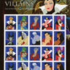 US #5213-22 2017 Disney Villains Stamp Set – 5 Sheets of 20 Stamps featuring Maleficent, Ursula, Scar & More – Discounted Price